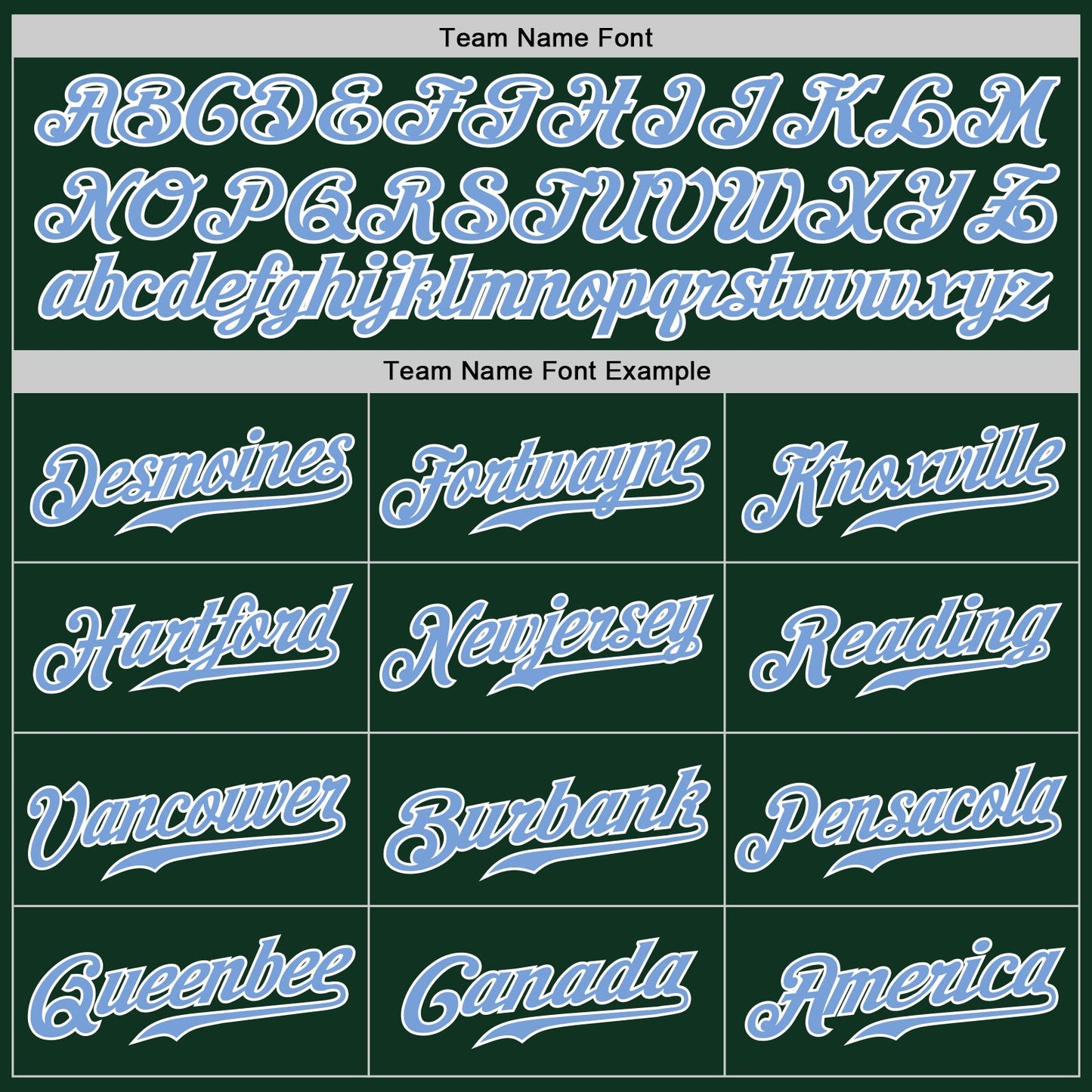 Custom Green Light Blue-White Authentic Baseball Jersey