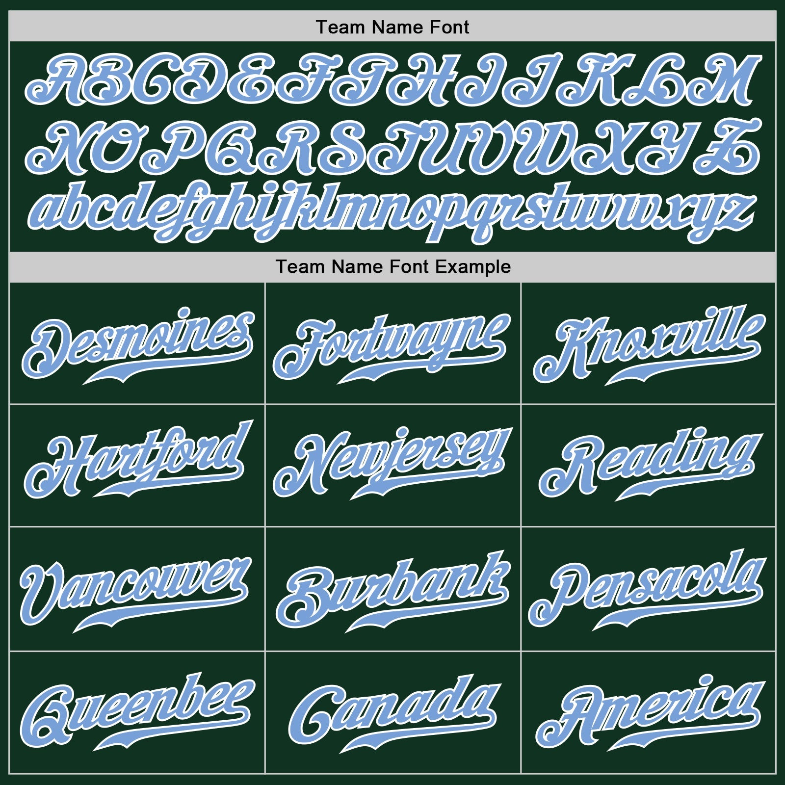 Custom Green Light Blue-White Authentic Baseball Jersey