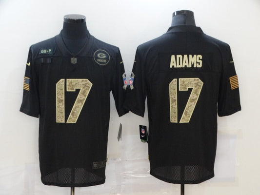 Green Bay Packers #17 Davante Adams 20 Salute Camo Text 633
