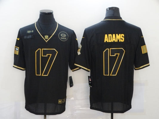 Green Bay Packers #17 Davante Adams 20 Salute Retro Gold 789