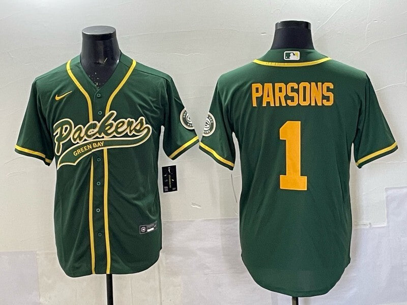 Green Bay Packers #1 Micah Parsons Packers Collaboration Style 1