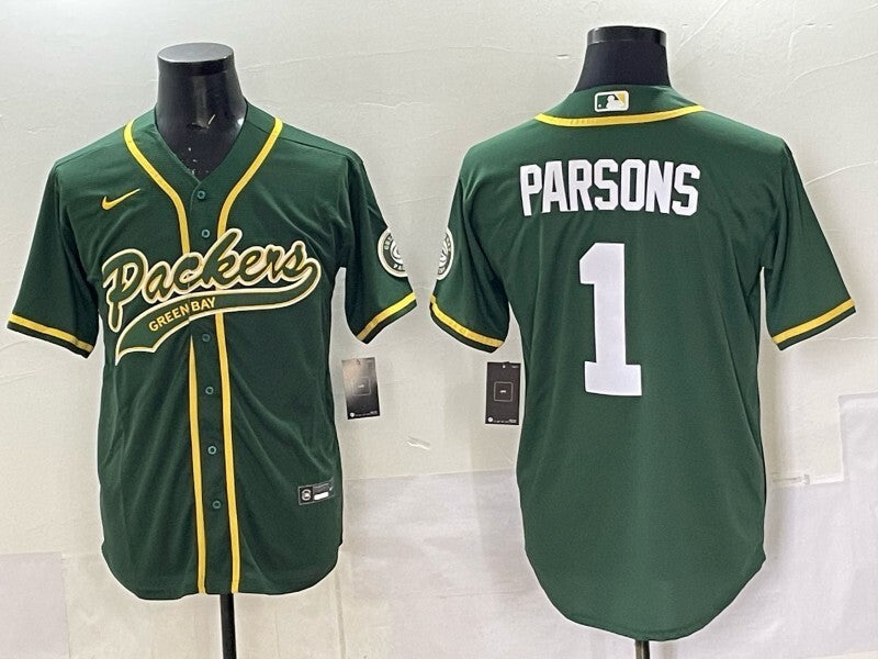 Green Bay Packers #1 Micah Parsons Packers Collaboration Style 10