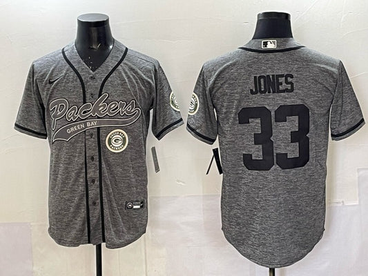 Green Bay Packers #33 Aaron Jones Packers Collaboration