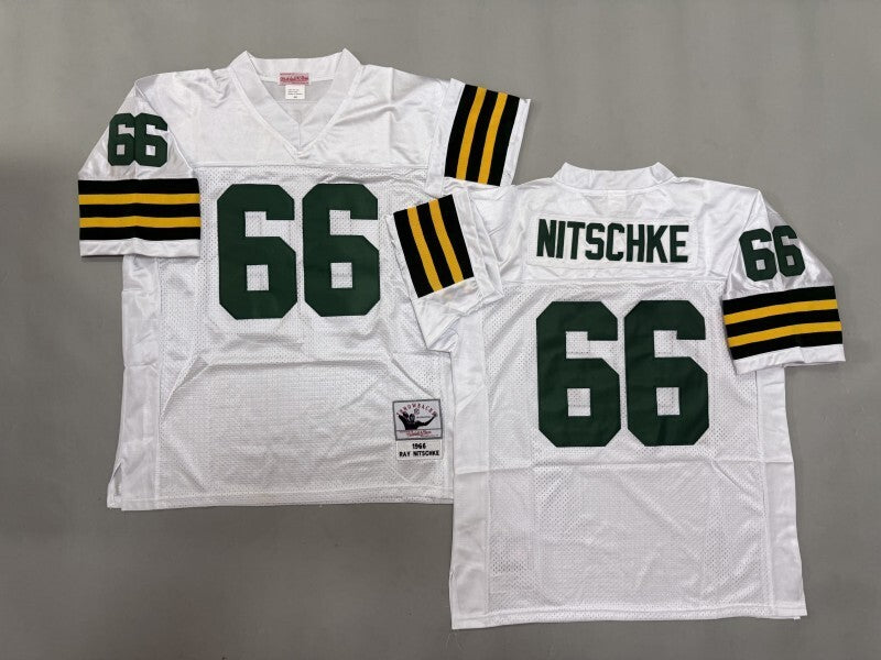 Green Bay Packers #66 Ray Nitschke Green Bay Packers Style 1