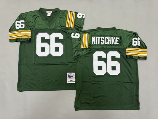 Green Bay Packers #66 Ray Nitschke Green Bay Packers Style 3