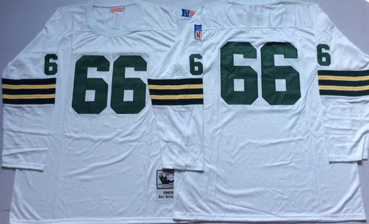 Green Bay Packers #66 Ray Nitschke Throwback Style 3
