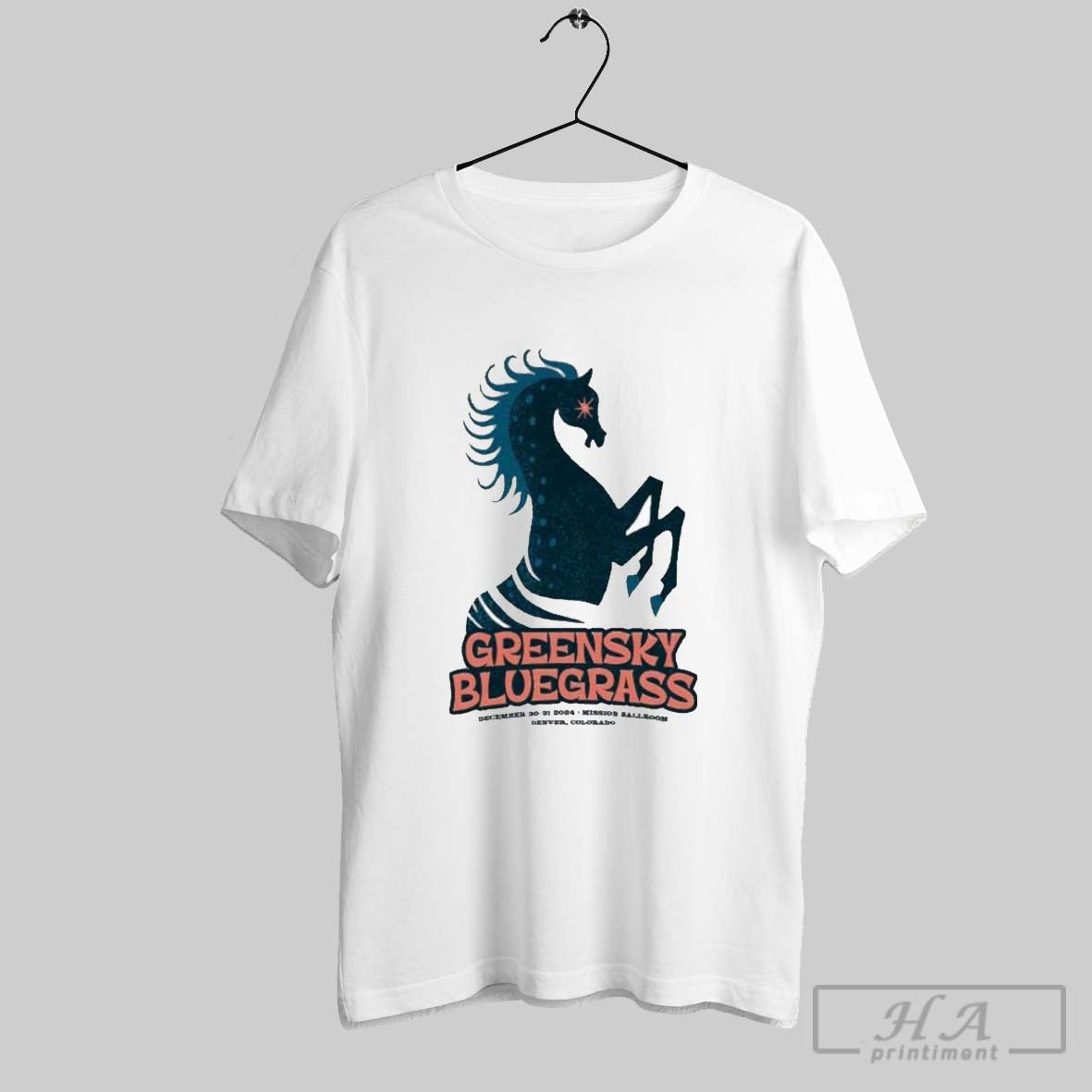 Greensky Bluegrass Mission Ballroom 2024 Nye Event T Shirts