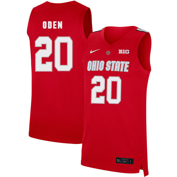 Greg Oden 20 Scarlet