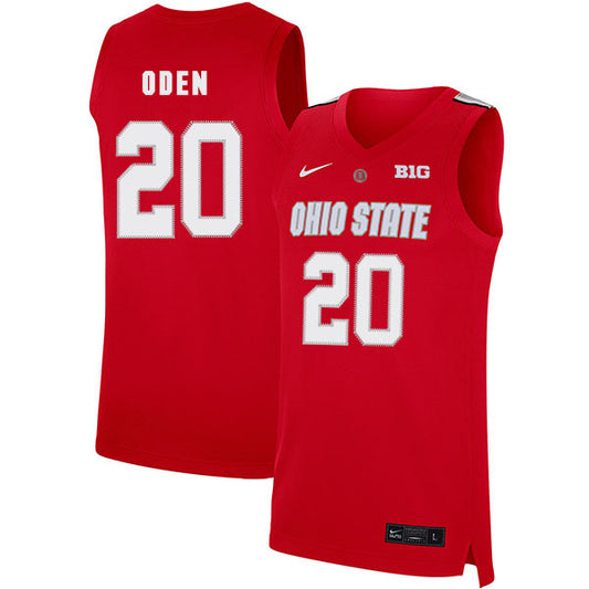 Greg Oden 20 Scarlet