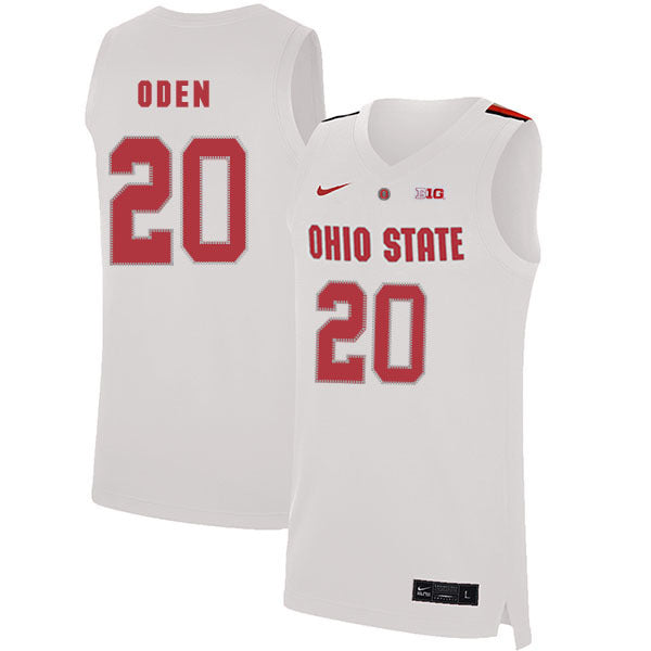 Greg Oden 20 White