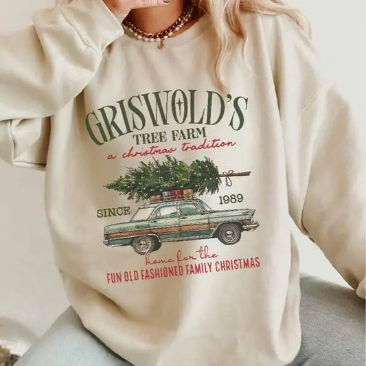 Griswold's Christmas Tree Farm Sweatshirt, Christmas Shirt, Christmas Tree, Griswold's Shirt, For Men, For Women Hoodie