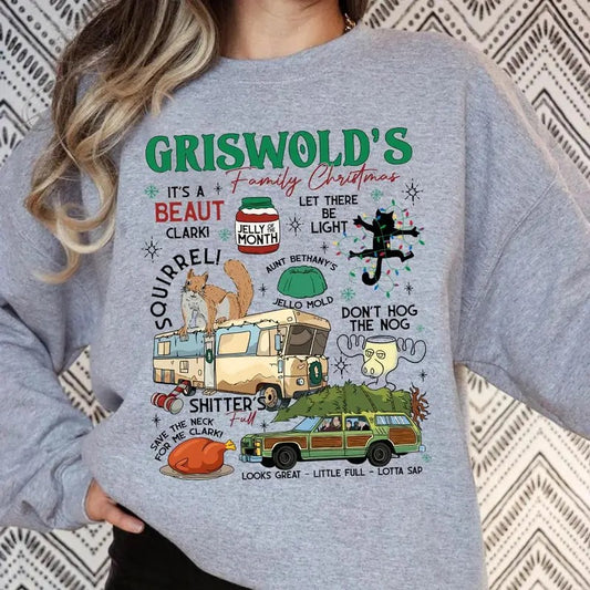 Griswolds Family Christmas Movie Sweatshirt, Hoodie, Christmas Sweatshirt, Christmas Gift For Family