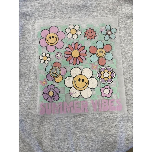 Groovy Summer Vibes Gildan Short Sleeve T-Shirt 'NLB' Hoodie, Sweatshirt | InkThreadWorks.com
