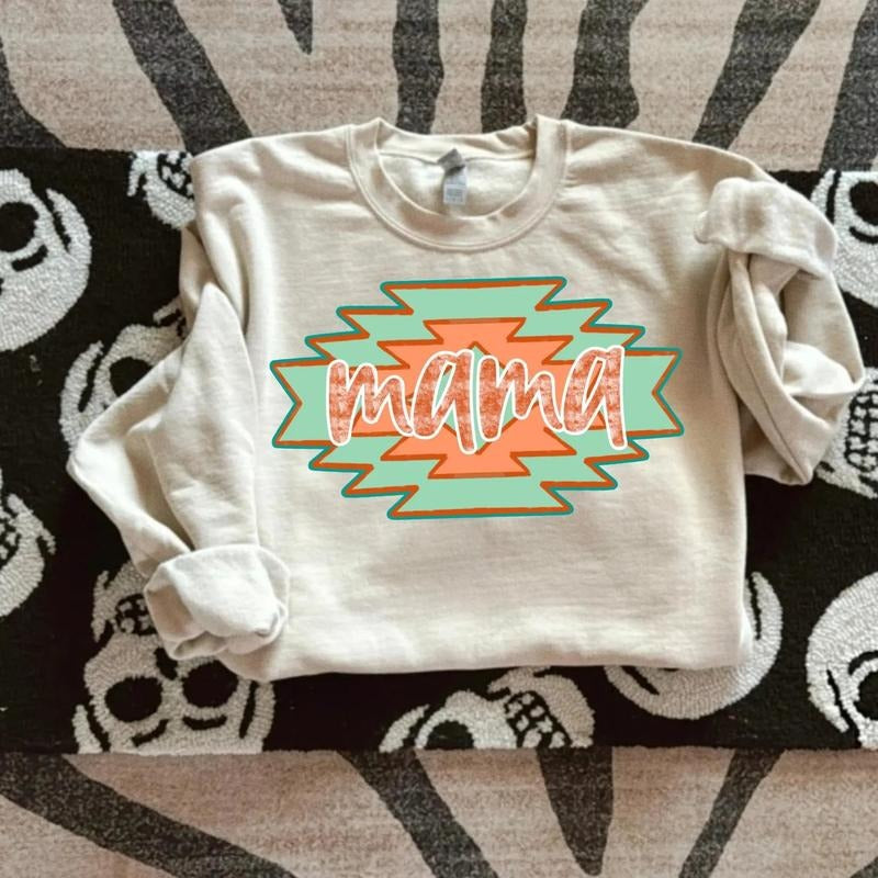 Grunge Western Mama DTF Transfers - THIS IS NOT A SHIRT Hoodie, Sweatshirt | InkThreadWorks.com