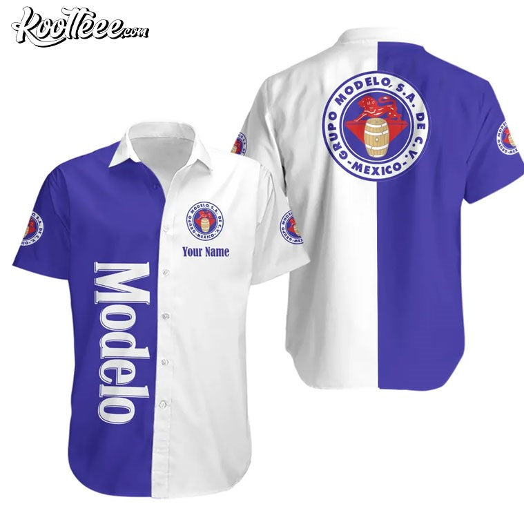 Grupo Modelo Custom Beer Hawaiian Shirt
