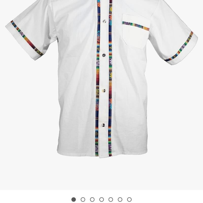 Guayabera  blanca shirt White Casual Menswear Hoodie, Sweatshirt | InkThreadWorks.com