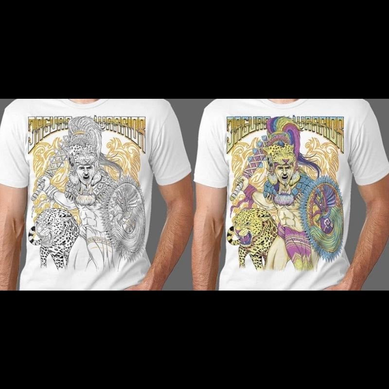 Guerrero Jaguar White Cotton Crewneck T-Shirts, Hoodie, Sweatshirt | InkThreadWorks.com