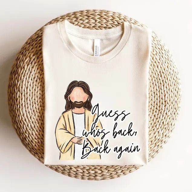 Guess Who's Back Shirt, Easter Religious T-Shirt, Jesus Back Shirt, Funny Easter Shirt, Easter Shirt, Jesus Come Back Shirt, Easter Sweatshirt