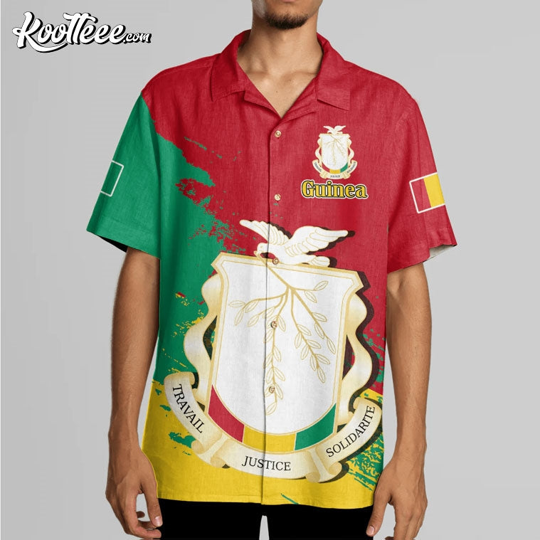 Guinea Coat Of Arms Hawaiian Shirt