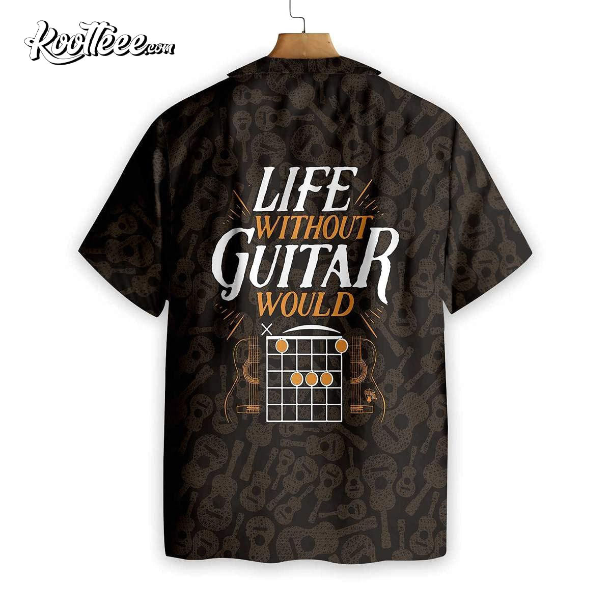 Guitar Brand Button Down Hawaiian Shirt