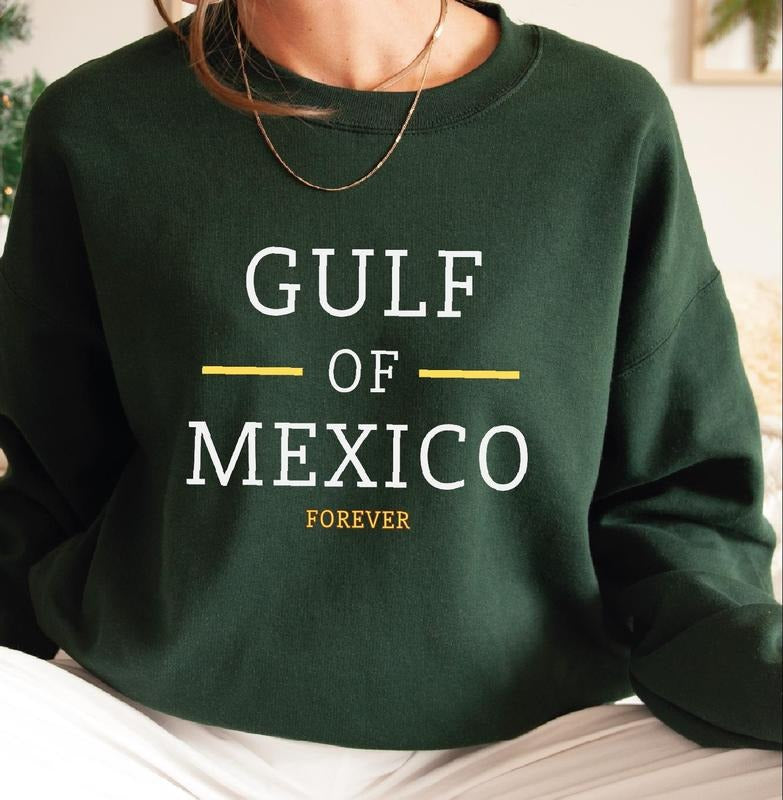 Gulf of Mexico Forever Sweatshirt Hoodie, Mexico Support Sweatshirt, Gulf Of Mexico Forever Shirt | InkThreadWorks.com