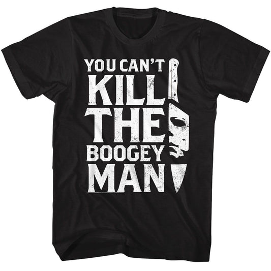 Halloween - Boogeyman Knife - American Classics - Solid Black Adult Short Sleeve T-Shirt