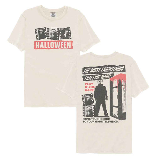 Halloween - Frightening Film - American Classics - Solid Beige Adult Short Sleeve Comfort Color T-Shirt