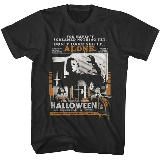Halloween - Home Video Poster - American Classics - Smoke Adult Short Sleeve T-Shirt