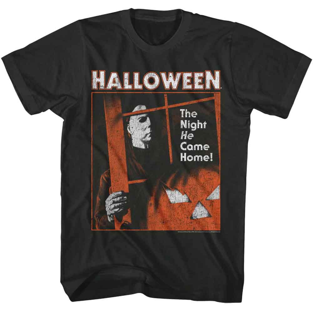Halloween - Coming Home - American Classics - Gray Front Print Adult Short Sleeve T-Shirt
