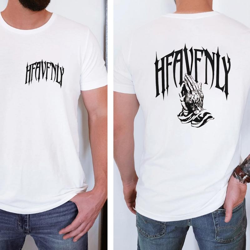 HEAVENLY Graphic Tee Pure Cotton Casual Street Style Crew Neck Short Sleeve T-Shirt Tops Trendy For Women For Men, Perfect Gift