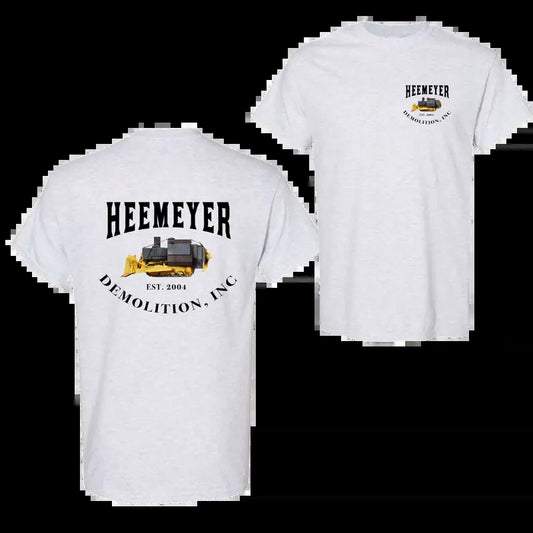 HEEMEYER DEMOLITION INC, T Shirt HEEMEYER DEMOLITION INC best selling 2024, Full Color, Full Size Classic Cotton Menswear Top
