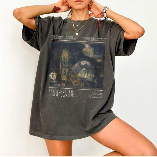 Hades Greek Mythology Shirt Hades And Persephone Mythology Shirt Poet Shirt Greek God Light Academia Greek Apparel...