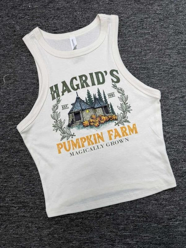 Hagrid's Pumpkin Patch tank top Crewneck T-Shirts, Hoodie, Sweatshirt | InkThreadWorks.com