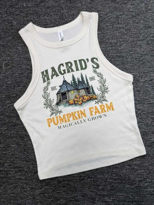 Hagrid's Pumpkin Patch tank top Crewneck T-Shirts, Hoodie, Sweatshirt | InkThreadWorks.com