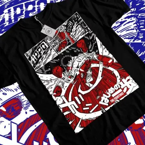 Hajime No Ippo T-shirt,Hajime,Kamogawa,Takamura,Anime,Boxing T-Shirt All Size