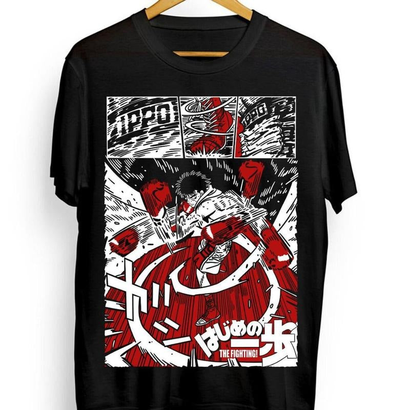 Hajime No Ippo T-shirt,Hajime,Kamogawa,Takamura,Anime,Boxing T-Shirt Hoodie, Sweatshirt | InkThreadWorks.com