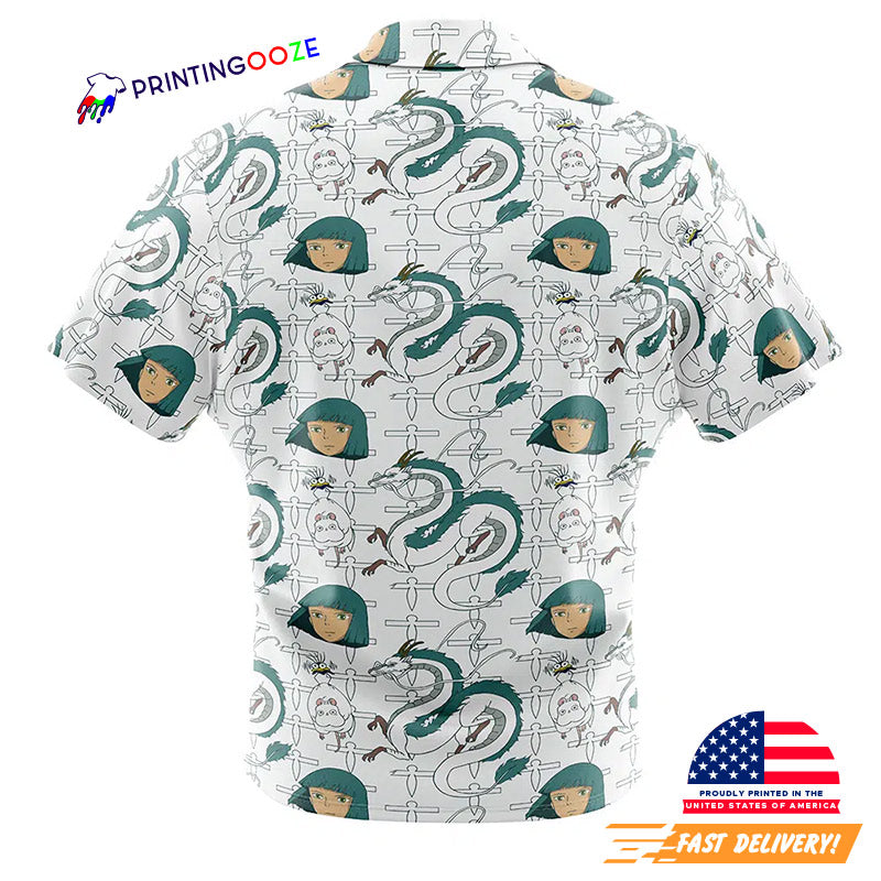 Haku Spirited Away Ghibli Hawaiian Shirt
