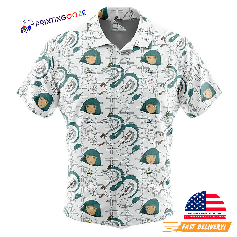 Haku Spirited Away Ghibli Hawaiian Shirt