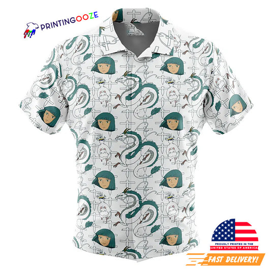 Haku Spirited Away Ghibli Hawaiian Shirt