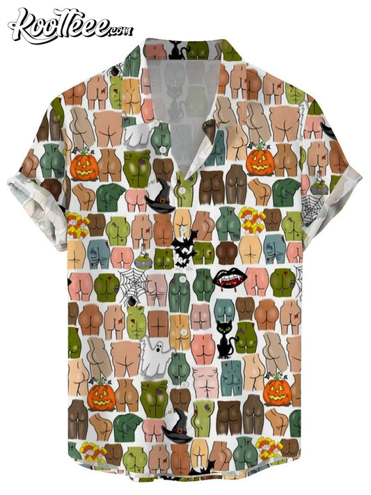 Halloween Butts Hawaiian Shirt