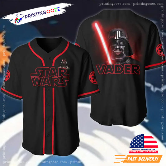 Halloween Darth Vader Baseball Jersey
