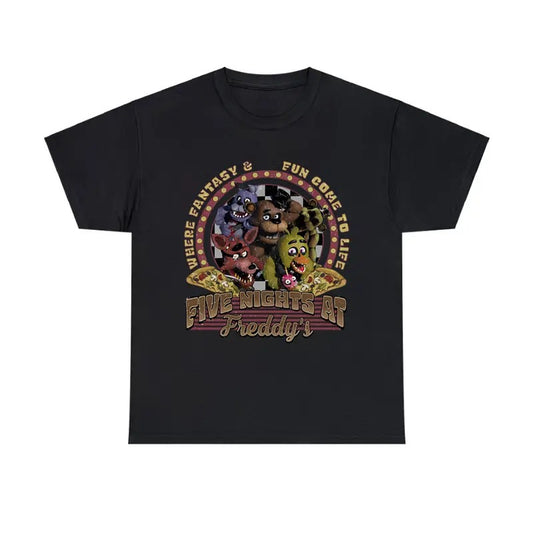 Halloween Five Nights At Freddy's Tee Retro Gaming Costume T-Shirt Hoodie, Sweatshirt | InkThreadWorks.com