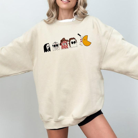 Halloween Friends Shirt, Horror Movie Characters Sweater, Cute Horror Movies Crewneck, Vintage 90s Halloween Movies Sweatshirt, Horror Fans Gift, Spooky Season