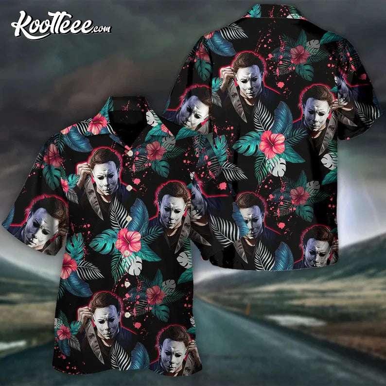 Halloween Michael Myers Tropical Style Hawaiian Shirt