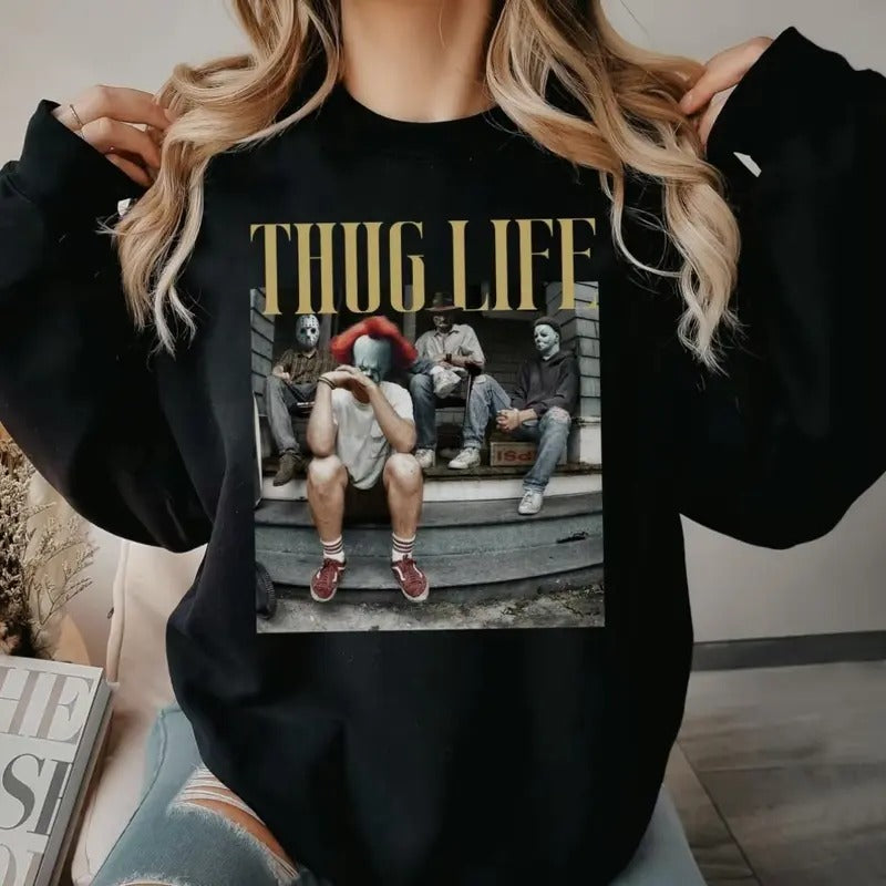 Halloween T-Shirt, Halloween Sweatshirt, Halloween Hoodie, Halloween Gift Lady Comfort | InkThreadWorks.com