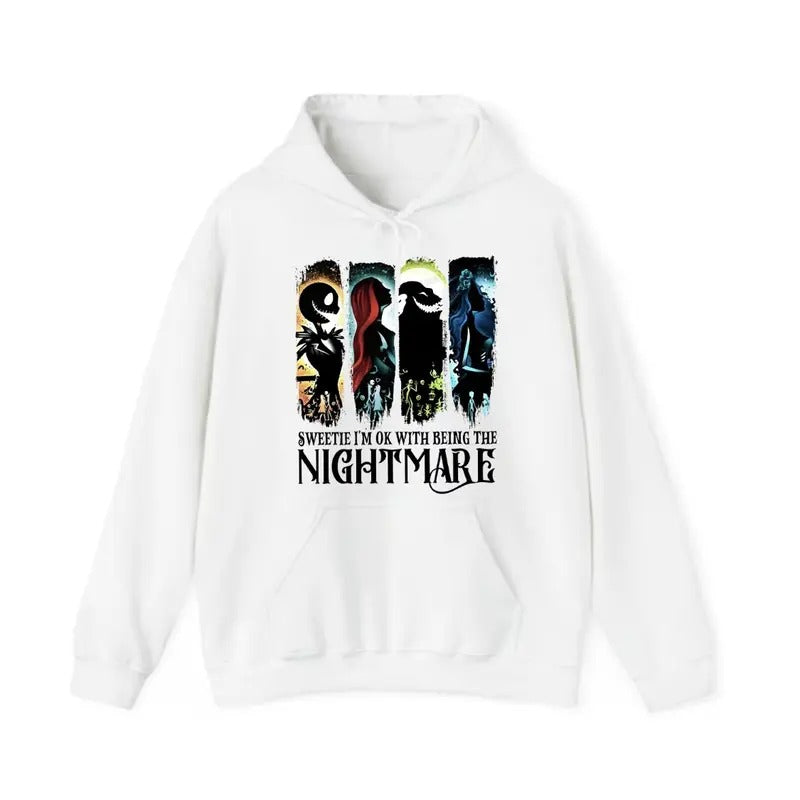 Halloween T-Shirt, Halloween Sweatshirt, Halloween Hoodie, Halloween Gift Lady Comfortstyle{n002}2 | InkThreadWorks.com
