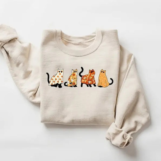 Halloween shirt, Cat shirt, Ghost Shirt, Halloween shirt, Halloween Cat Shirt, Cat Lover Shirt, Black Cat Shirt, Spooky...