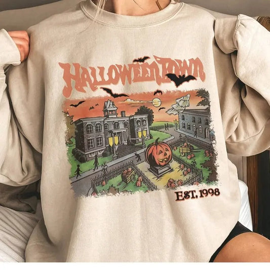Halloweentown Est 1998 Shirt Halloweentown University Shirt Halloweentown And Chill T Shirt Halloween Pumpkin Tshirt...