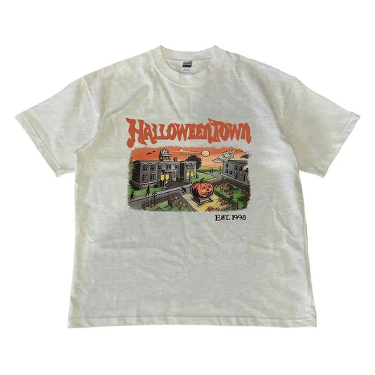 Halloweentown Est 1998 T-Shirt, Halloween T-shirt, Crewneck T-shirt MW Unisex Shirt Menswear Top Hoodie, Sweatshirt