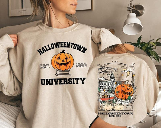 Halloweentown University Sweatshirt Halloweentown Sweatshirt Halloween Town Sweatshirt Halloween Sweatshirt Halloween...